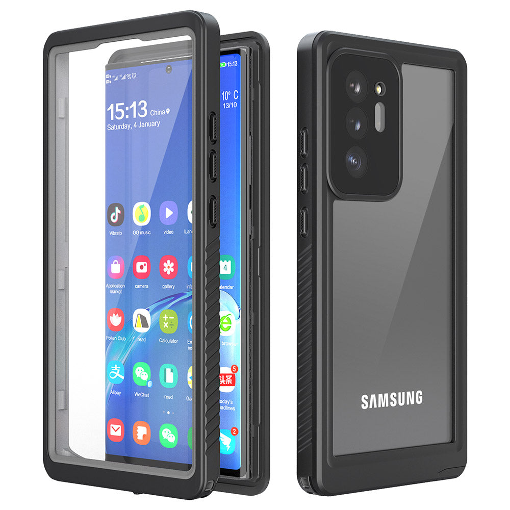 FS Series IP68 Waterproof Case For Samsung Galaxy Note20 Ultra Anti-fall Anti-scratch Swimming Mobile Cover FS Series IP68 Waterproof Case For Samsung Galaxy Note20 Ultra Anti-fall Anti-scratch Swimming Mobile Cover